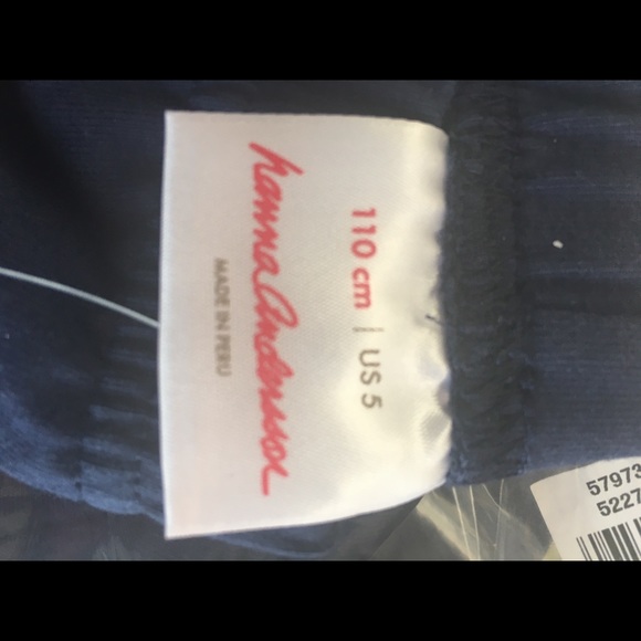 NWT Hanna Andersson Blue Capris Size 5 (110) - Picture 4 of 8